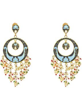 Classic Blue Chandbali